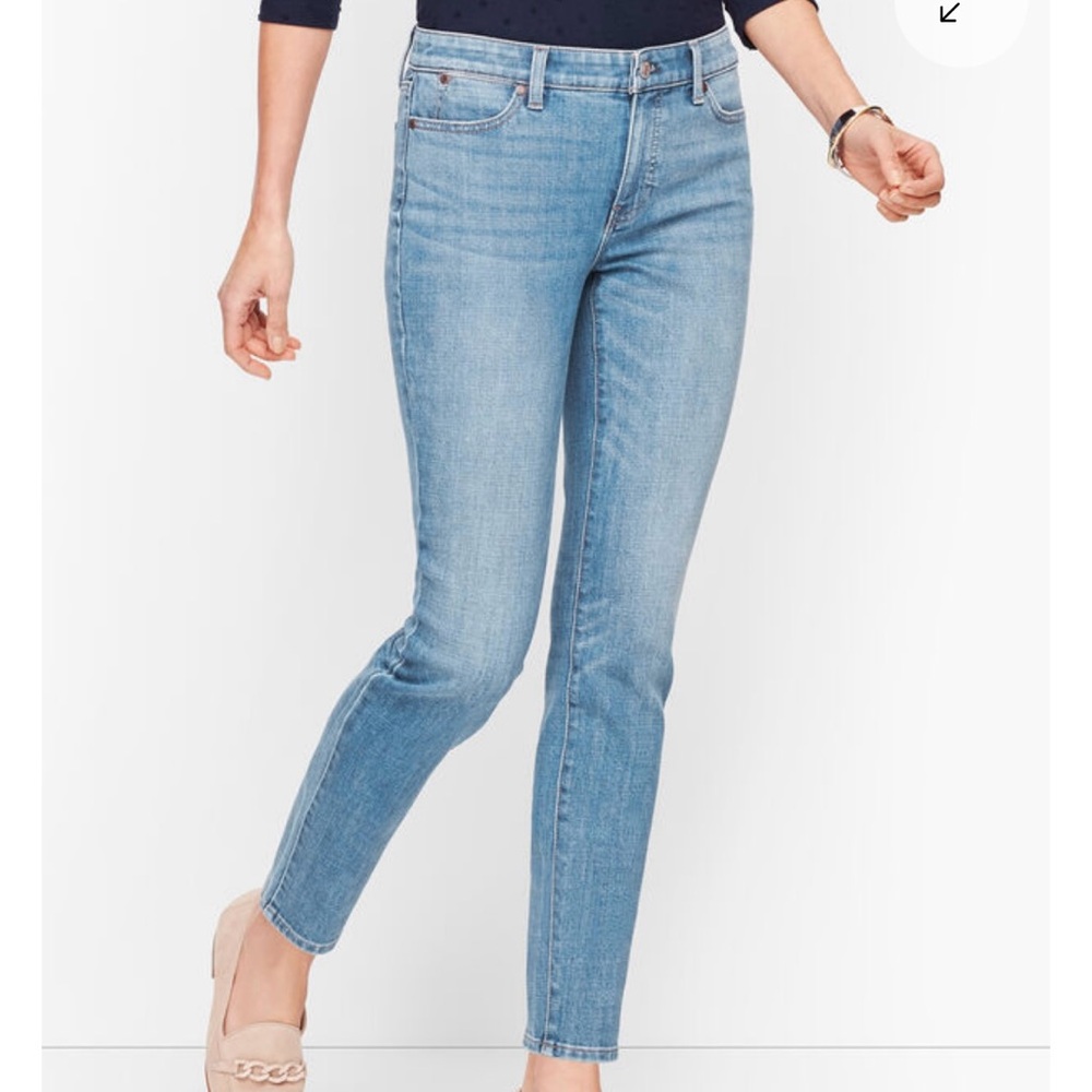 Talbots Flawless Five Pocket Slim Ankle Jeans